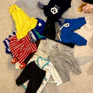 BABY BOY CLOTHING BUNDLE